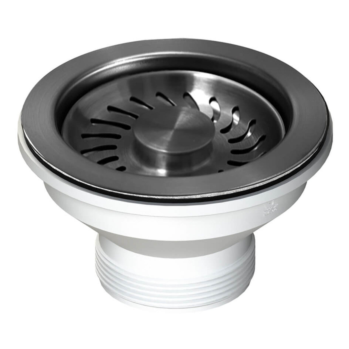 90X50 Brushed Gunmetal Pvd Basket Waste & Long Bolt