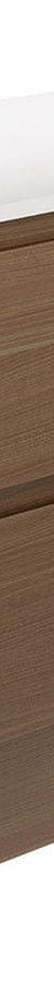 Fienza Amato Walnut 900 Cabinet On Kickboard, Matte Black Towel Rails