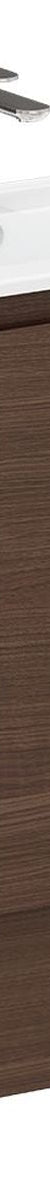 Siska Slim Walnut 900 Vanity on Kickboard, Left Drawers
