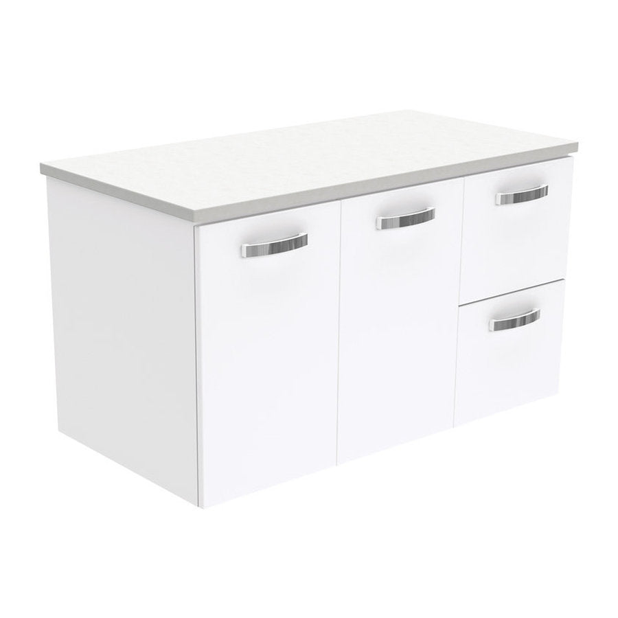 Fienza Unicab 900 Wall-Hung Cabinet, Right Hand Drawers