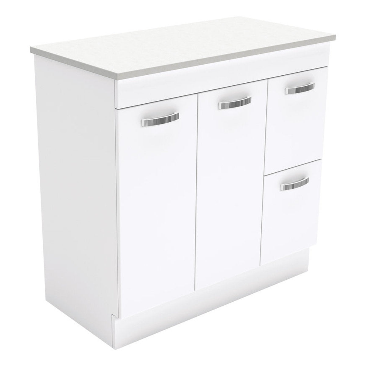 Fienza Unicab 900 Cabinet On Kickboard, Right Hand Drawers