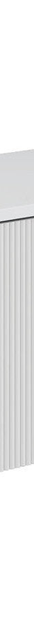 Fienza Minka Curved Satin White 900 Wall Hung Cabinet