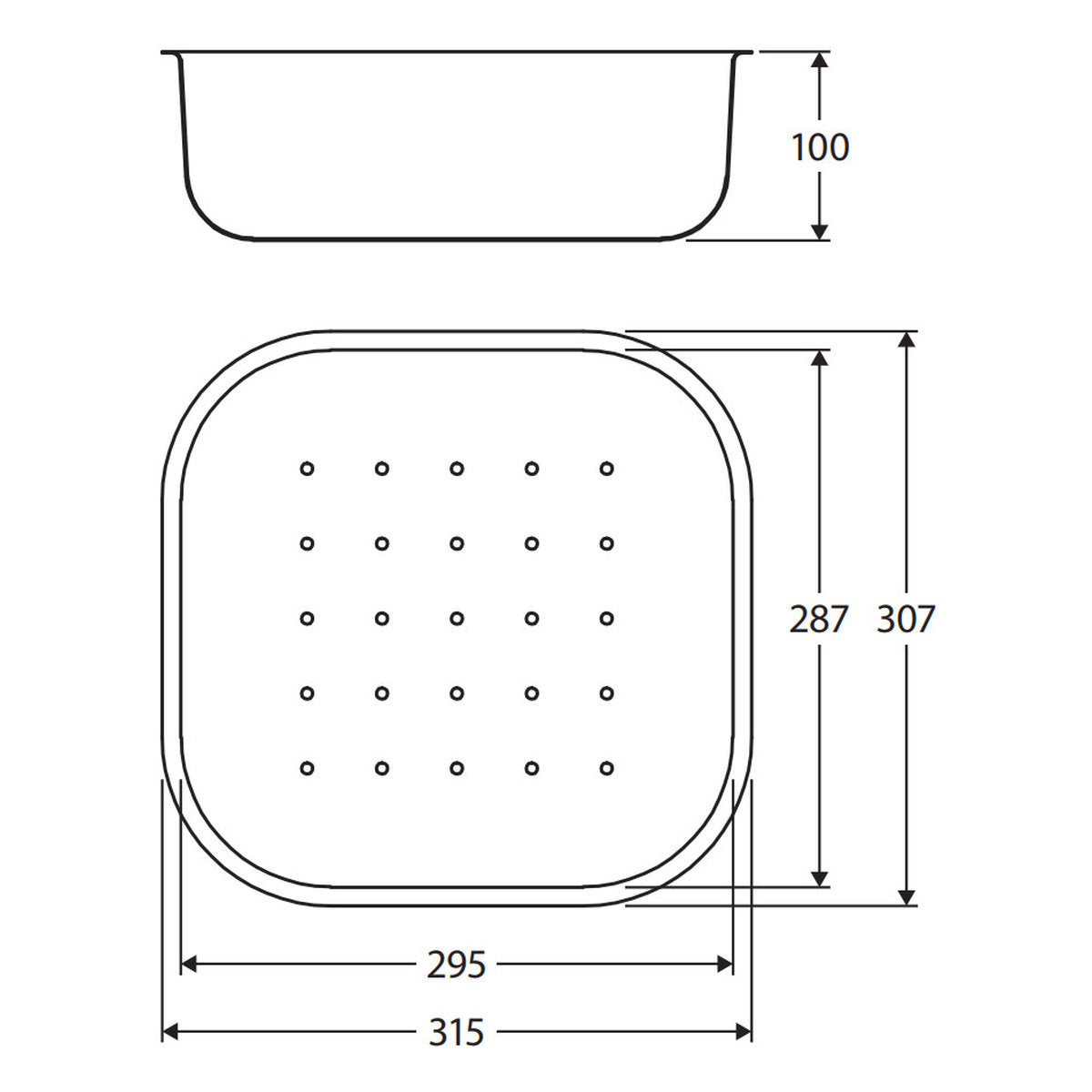 Fienza Tiva 1080 Sink Colander