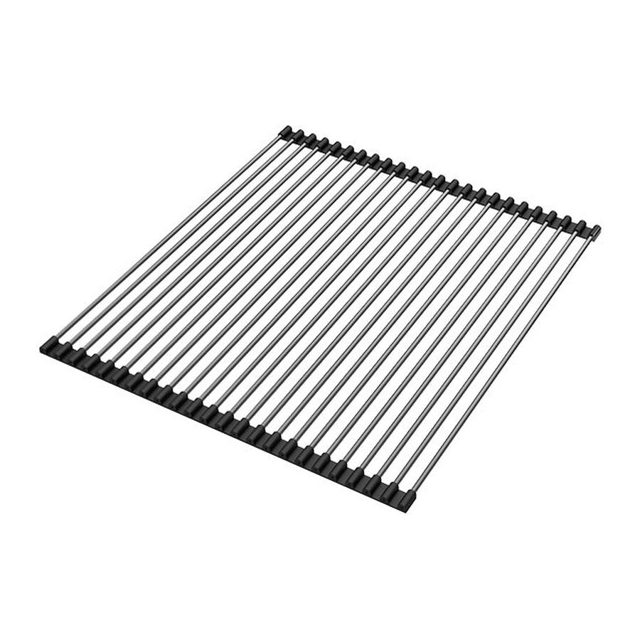 Fienza Hana Sink Roll Up Drainer, PVD Carbon Metal