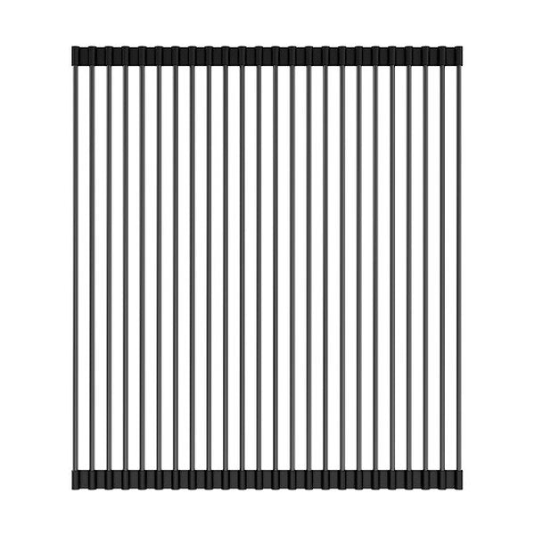 Fienza Hana Sink Roll Up Drainer, PVD Carbon Metal