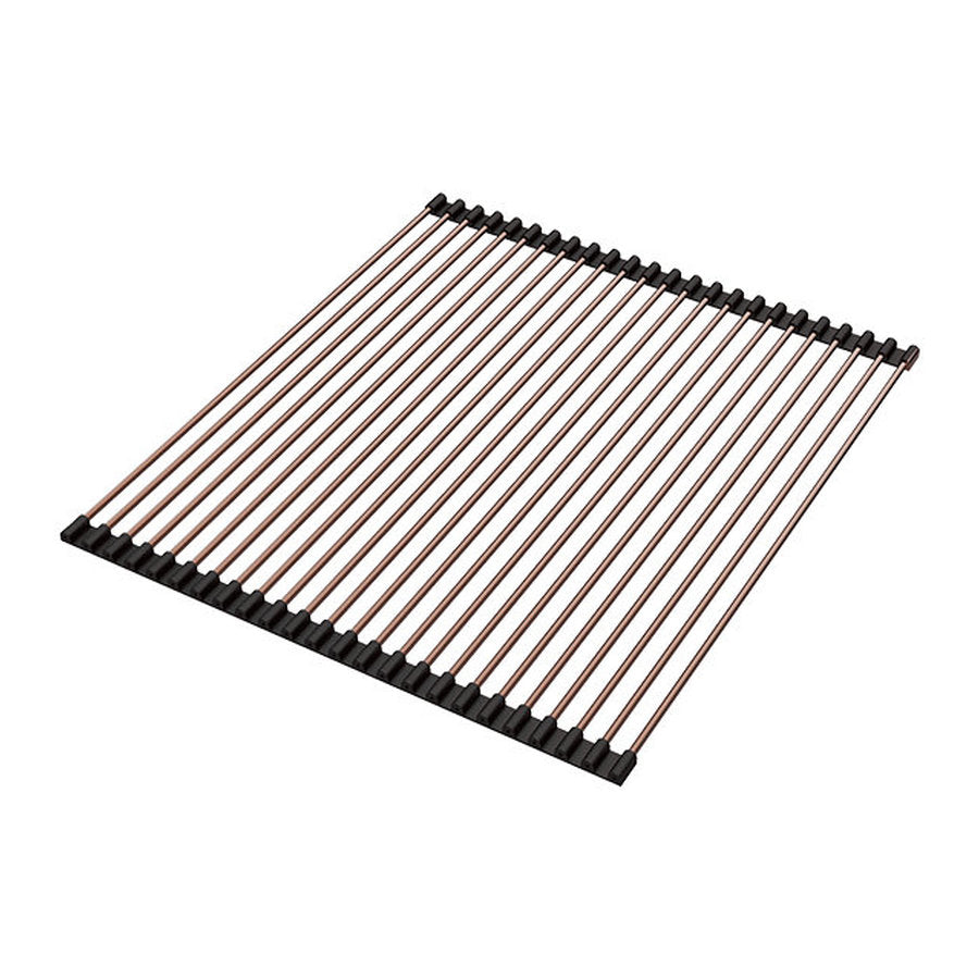 Fienza Hana Sink Roll Up Drainer, PVD Brushed Copper
