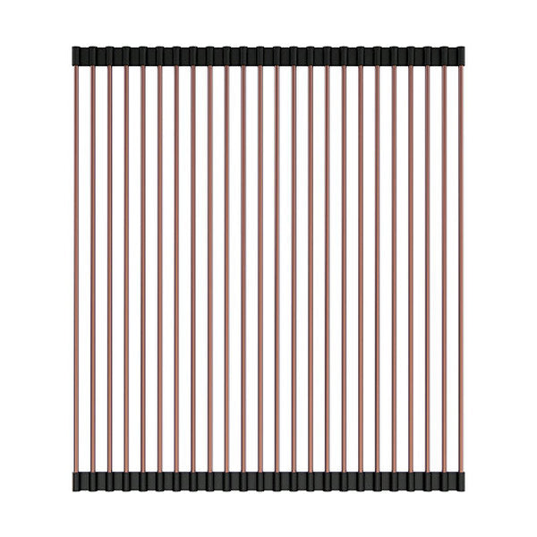 Fienza Hana Sink Roll Up Drainer, PVD Brushed Copper