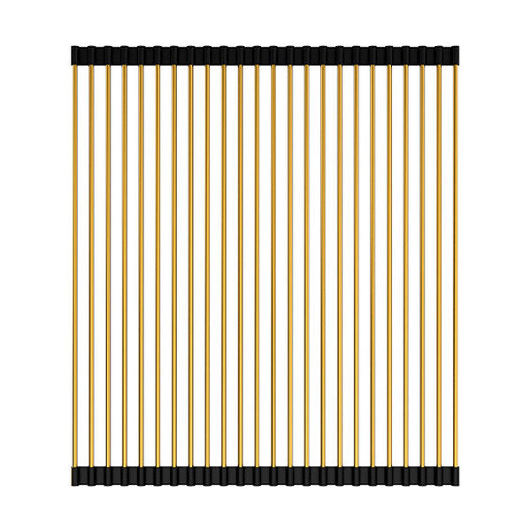 Fienza Hana Sink Roll Up Drainer, PVD Rugged Brass