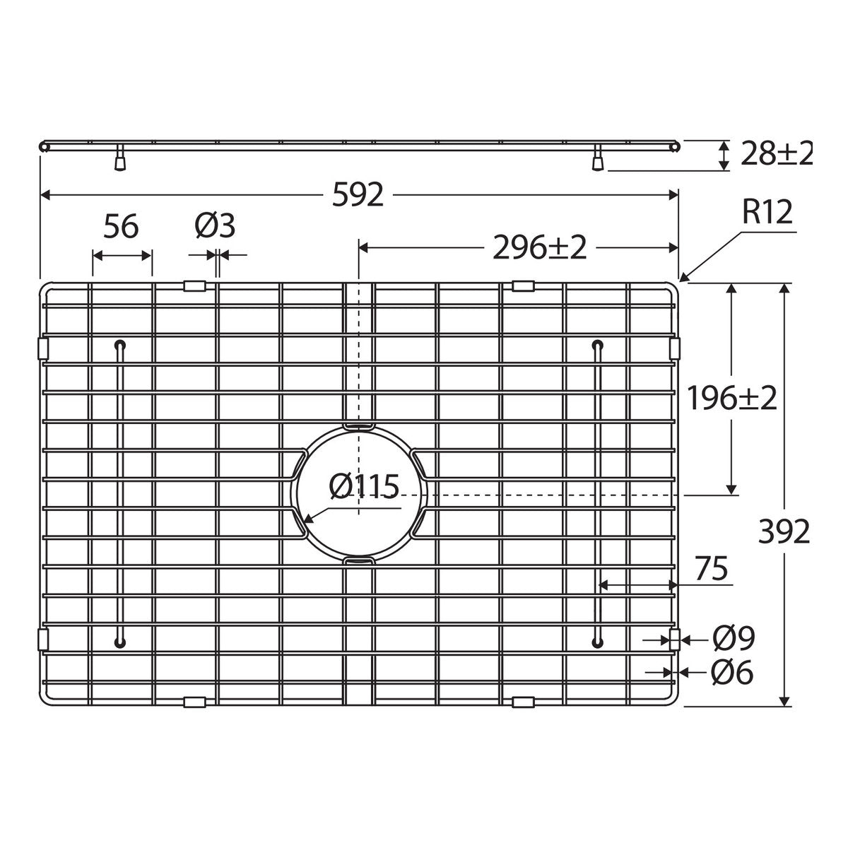 Fienza Butler Sink Protector, Small