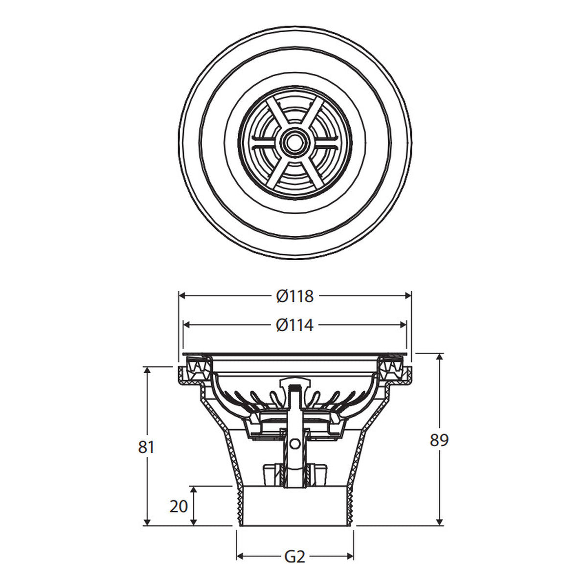 Fienza Sink Basket Only