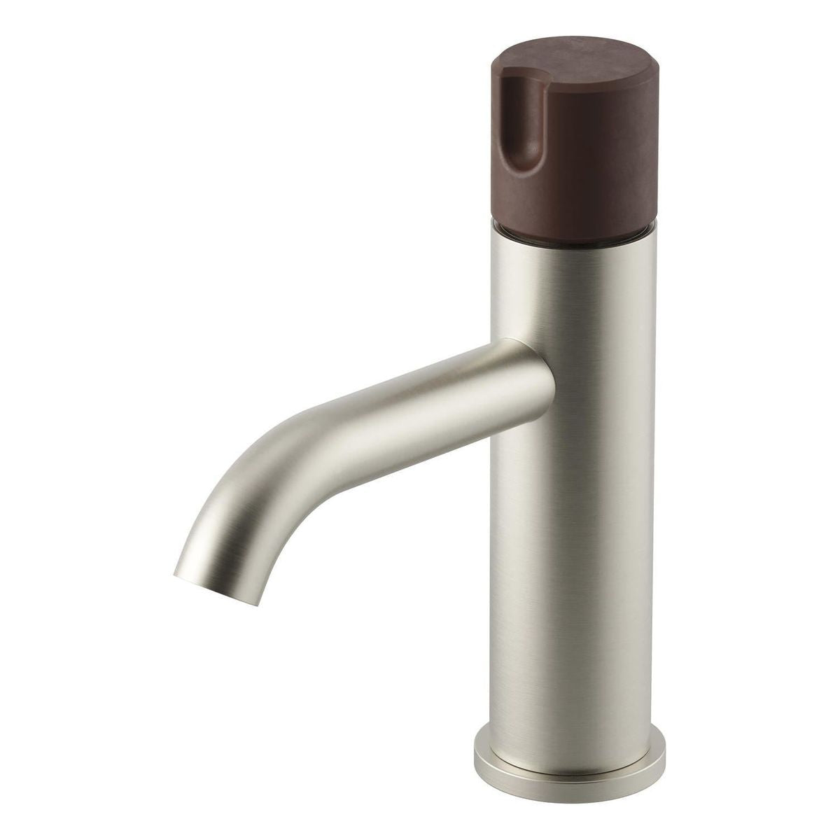 Meir X Nood Co. Alchemy Series, Progressive Basin Mixer, Brushed Nickel/Slate