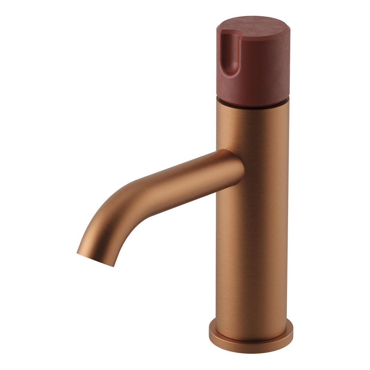 Meir X Nood Co. Alchemy Series, Progressive Basin Mixer, Lustre Bronze/Clay