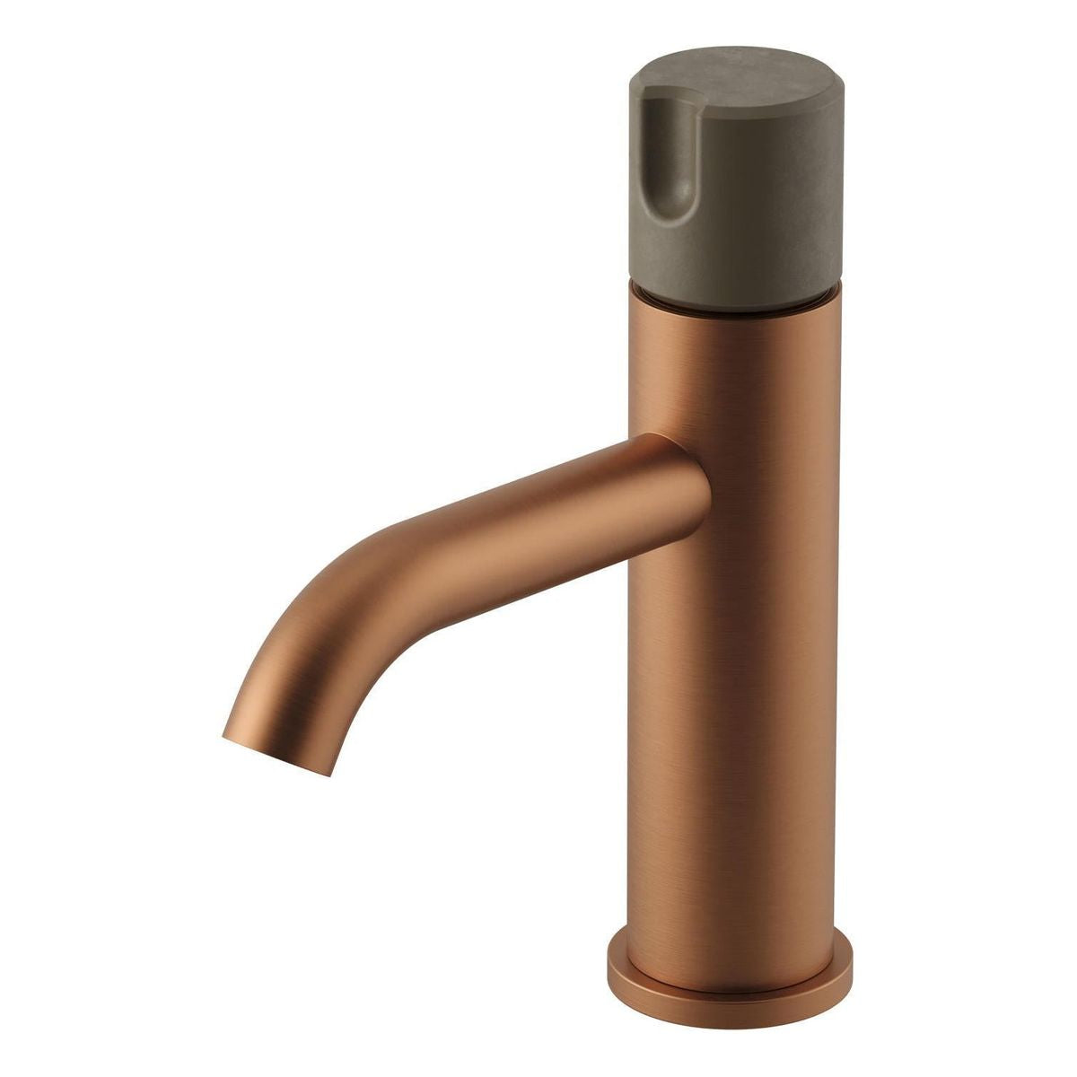Meir X Nood Co. Alchemy Series, Progressive Basin Mixer, Lustre Bronze/Olive