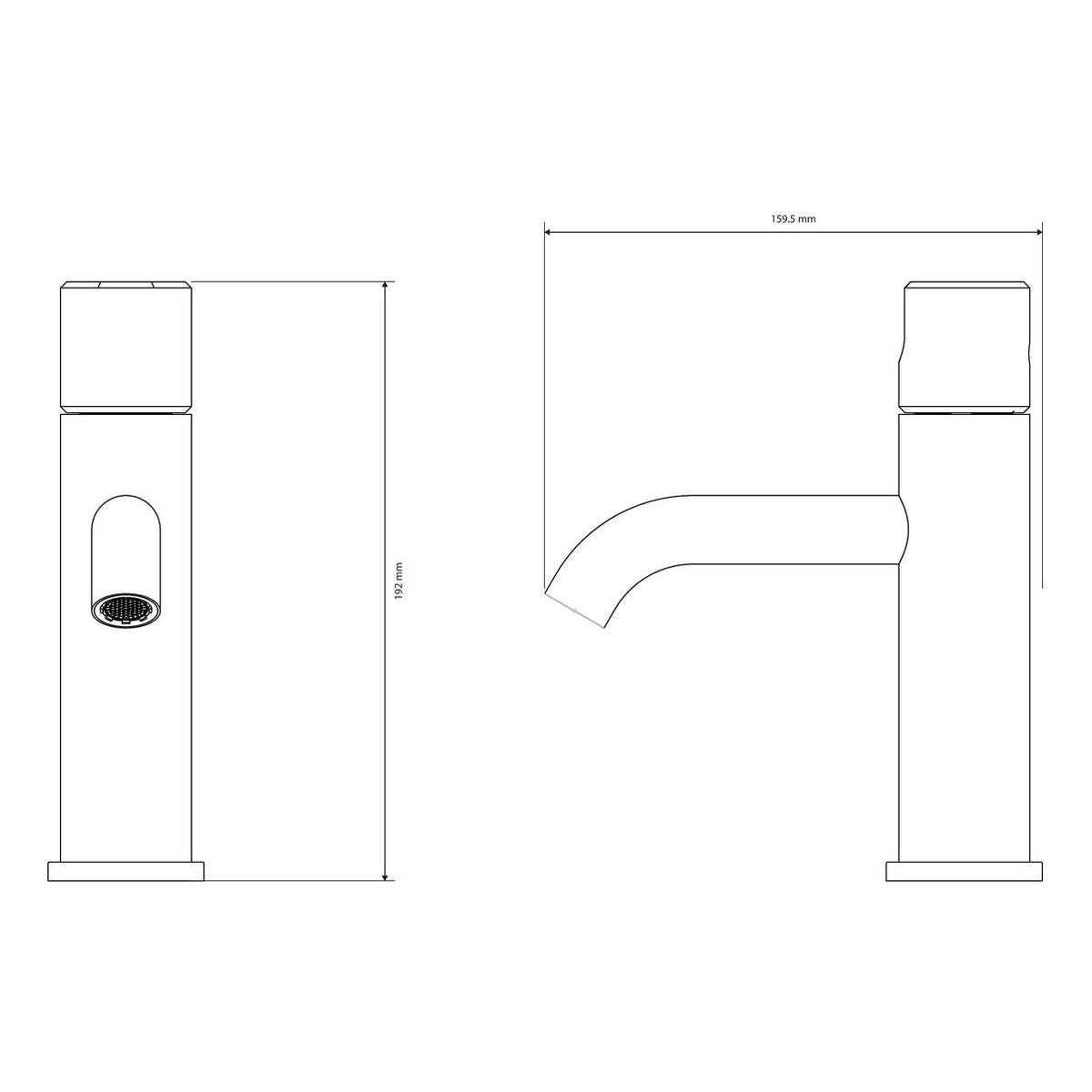 Meir X Nood Co. Alchemy Series, Progressive Basin Mixer, Brushed Nickel/Nood