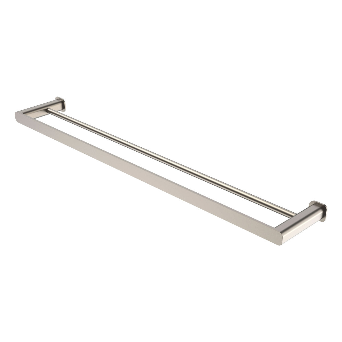 Otti Oskar 750mm Brushed Nickel Double Towel Rail