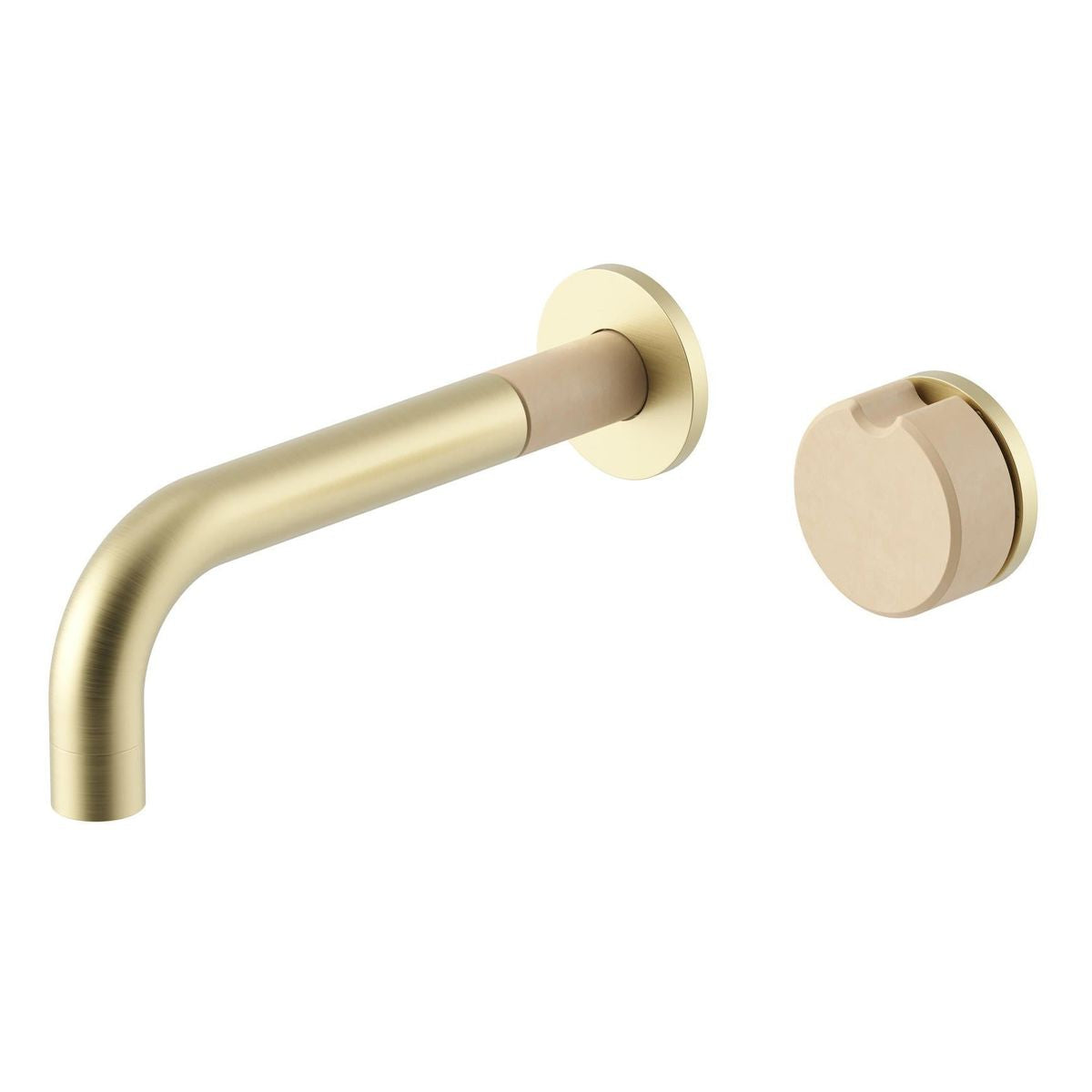 Meir X Nood Co. Alchemy Series, Progressive Wall Mixer Set, Tiger Bronze/Nood