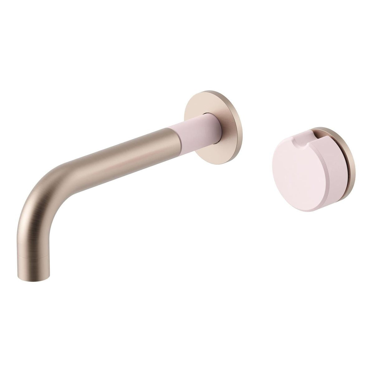 Meir X Nood Co. Alchemy Series, Progressive Wall Mixer Set, Champagne/Lilly Pilly