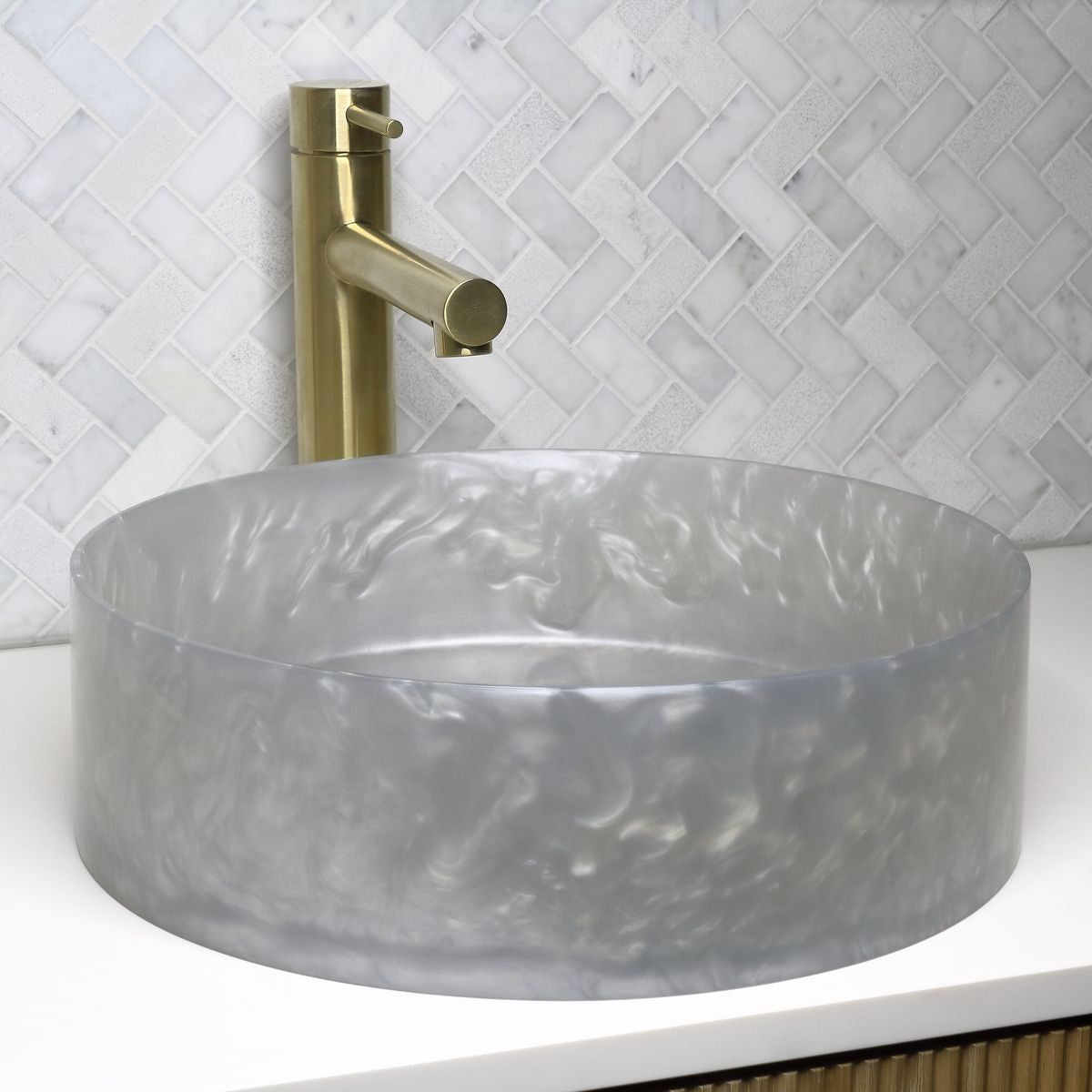 The Basin Lab Akoya 280 Coliseum Basin, Dove Grey