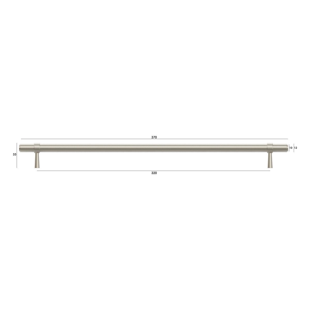 Otti Astor - 320/370mm Brushed Nickel Handle