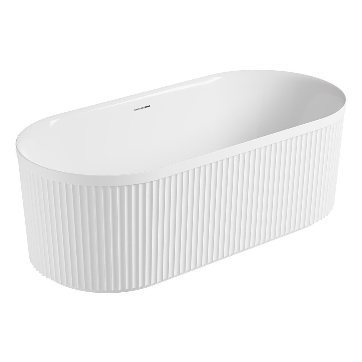 ADP Bronte Freestanding Bath, Matte White