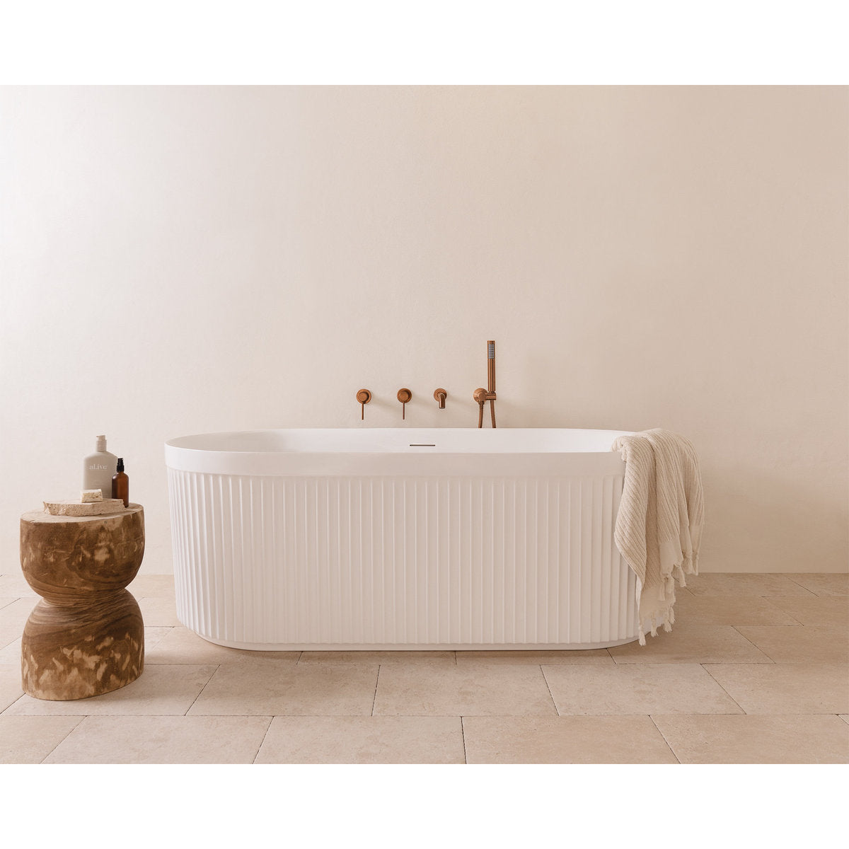 ADP Bronte Plus Freestanding Bath, Gloss White