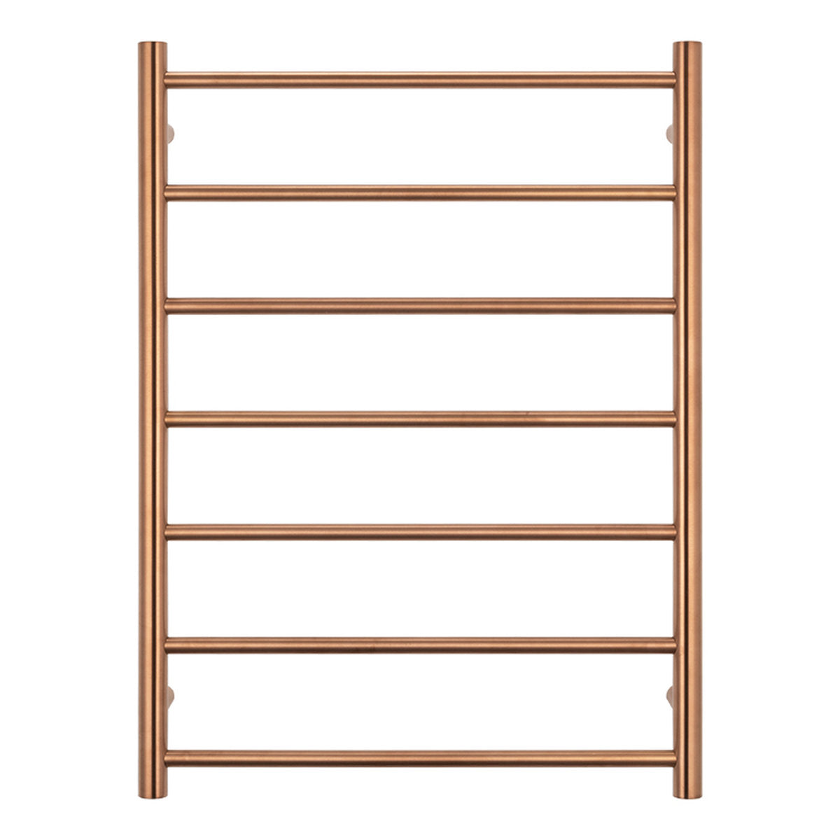 Radiant Heated Round Ladder 600 x 800mm, Brushed Copper