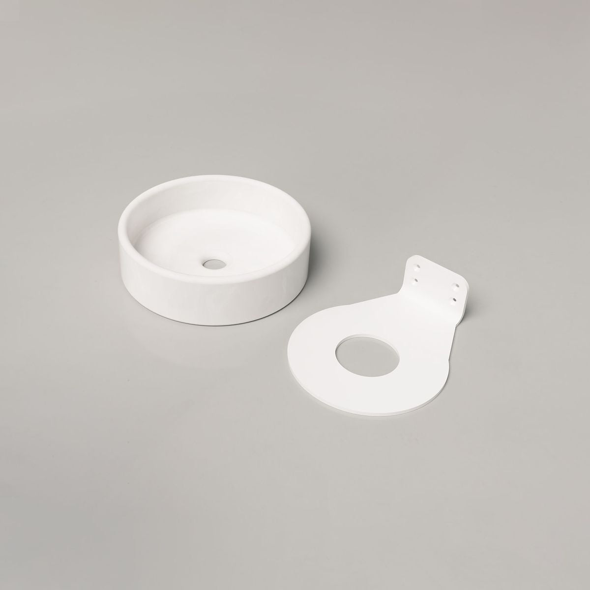 Nood Wall Mount Bowl Basin in Ivory