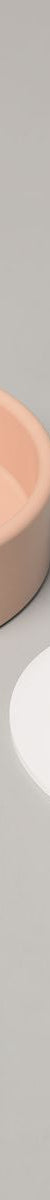 Nood Wall Mount Bowl Basin in Pastel Peach