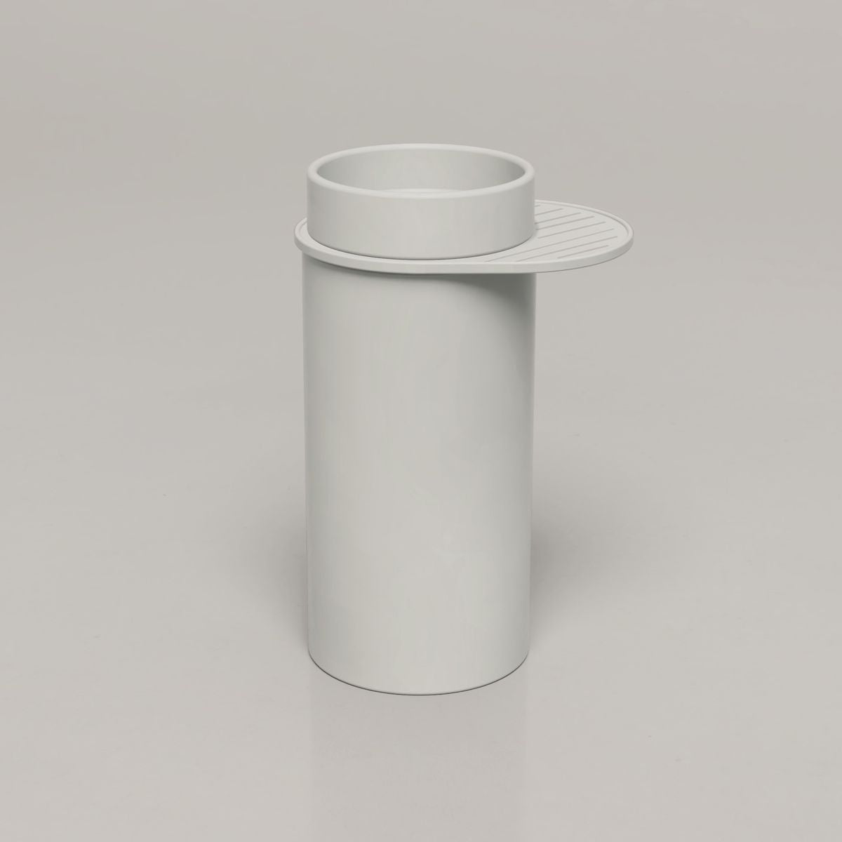 Nood Cylinder With Tray Bowl Basin in Cloud