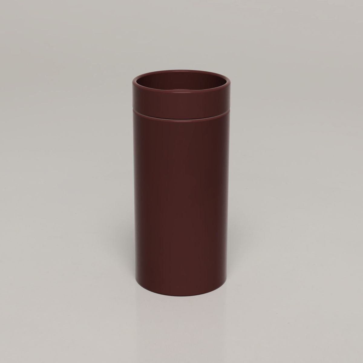 Nood Cylinder Bowl Basin in Clay
