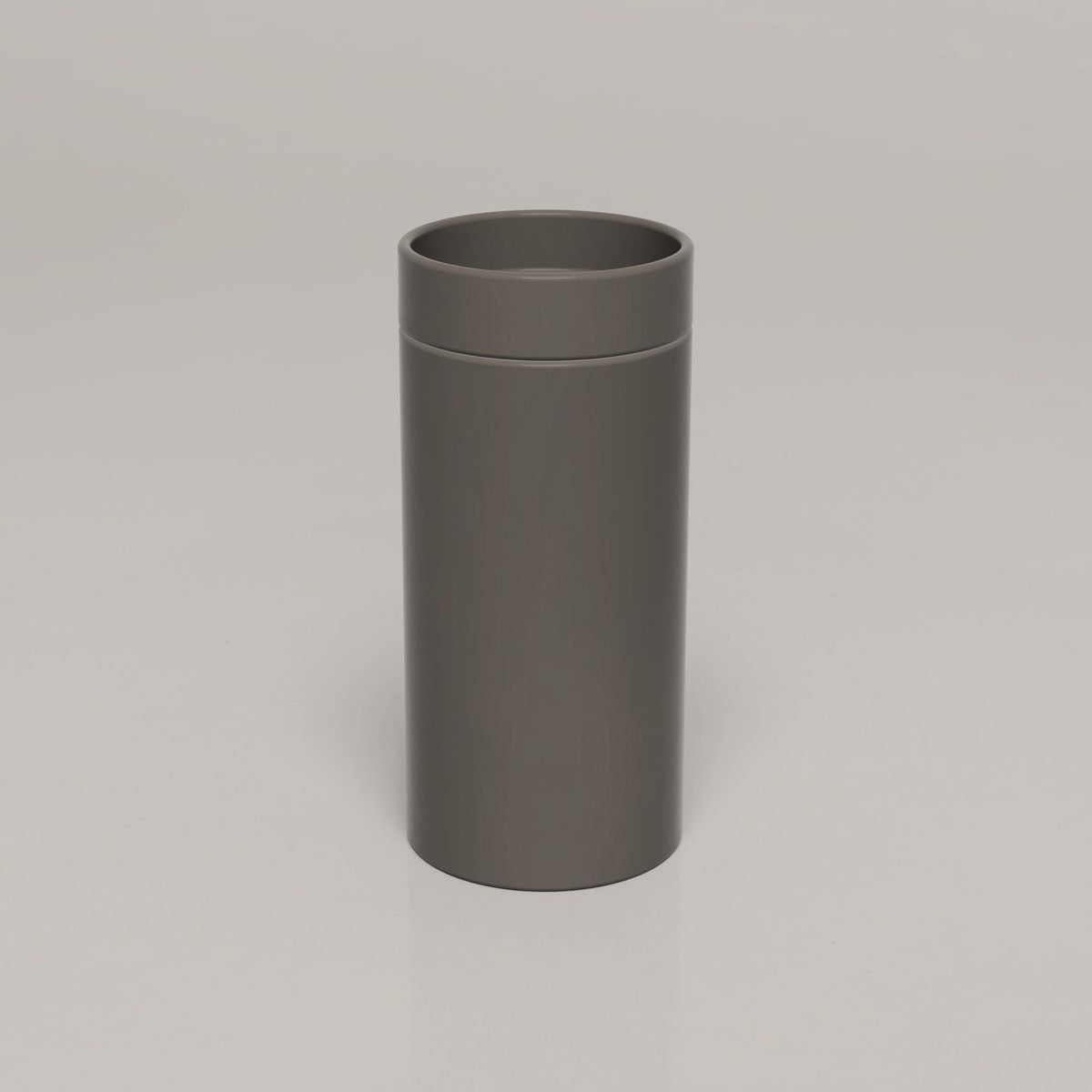 Nood Cylinder Bowl Basin in Mid Tone Grey