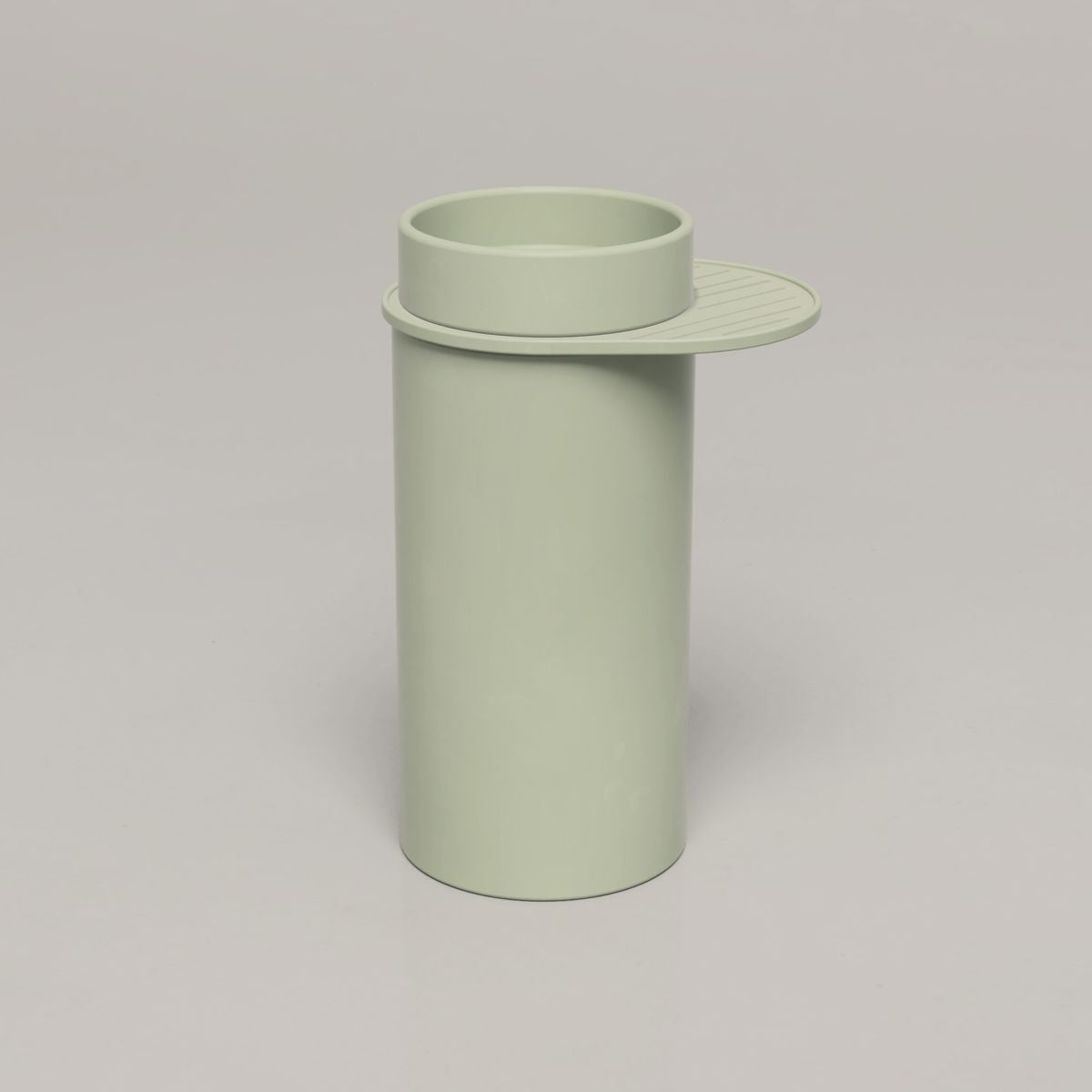 Nood Cylinder With Tray Bowl Basin in Mint