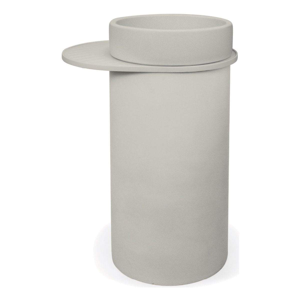 Nood Cylinder Bowl Basin in Morning Mist