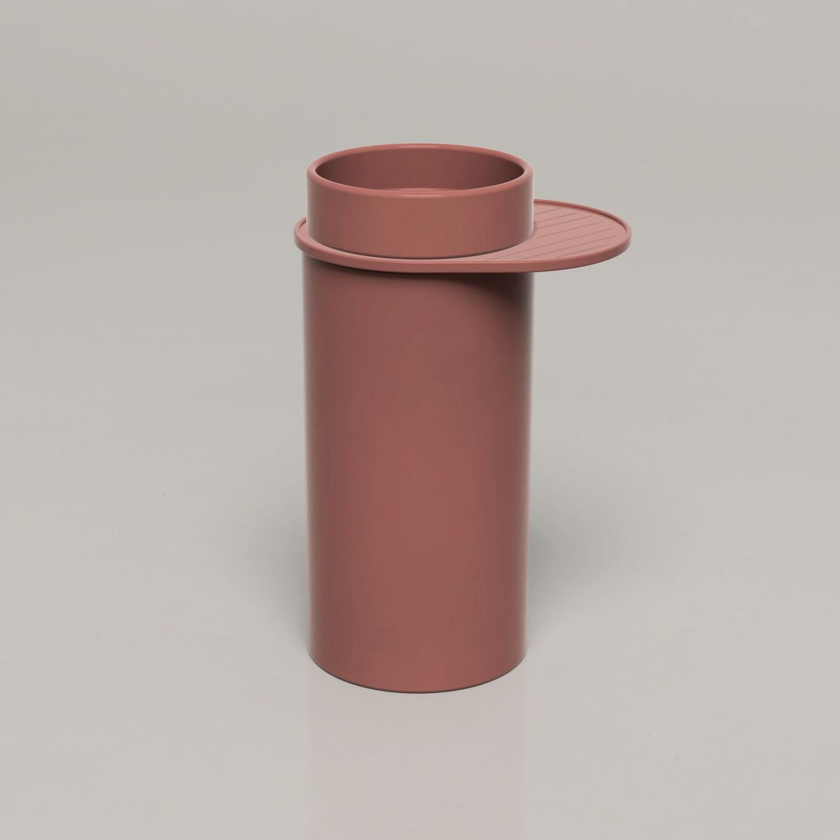 Nood Cylinder With Tray Bowl Basin in Musk
