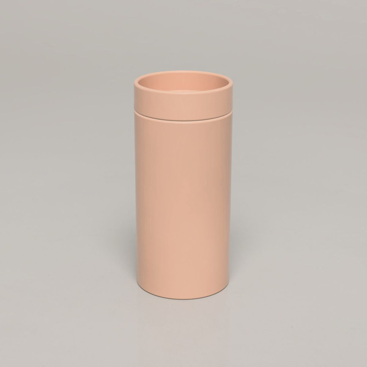 Nood Cylinder Bowl Basin in Pastel Peach