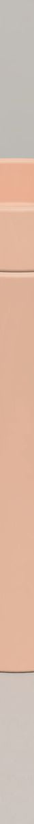 Nood Cylinder Bowl Basin in Pastel Peach