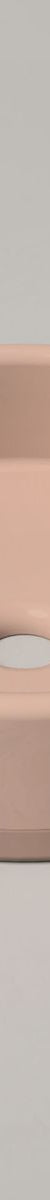 Nood Surface Mount Bowl Basin Two Tone in Blush Pink