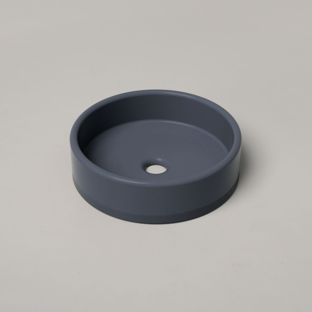 Nood Surface Mount Bowl Basin Two Tone in Copan Blue