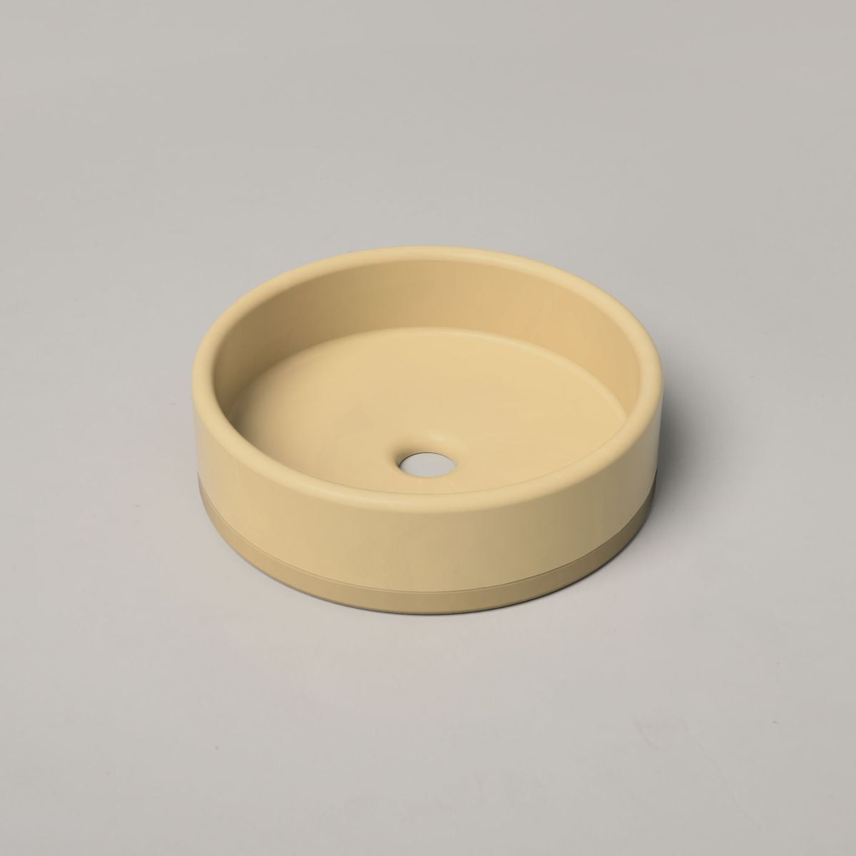 Nood Surface Mount Bowl Basin Two Tone in Custard