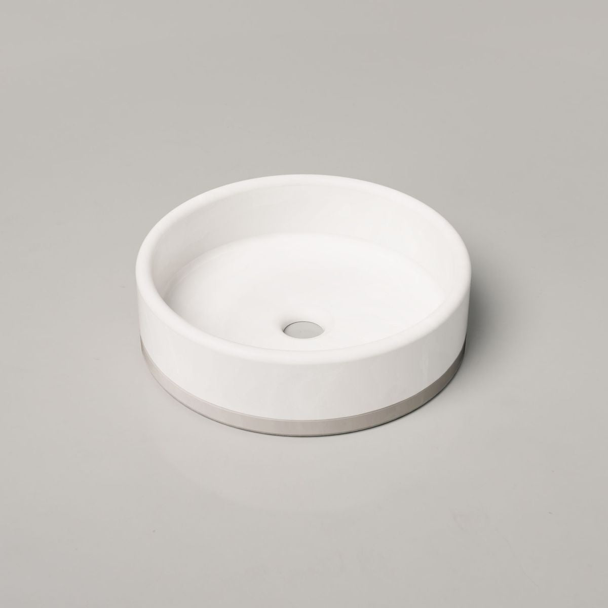 Nood Surface Mount Bowl Basin Two Tone in Ivory