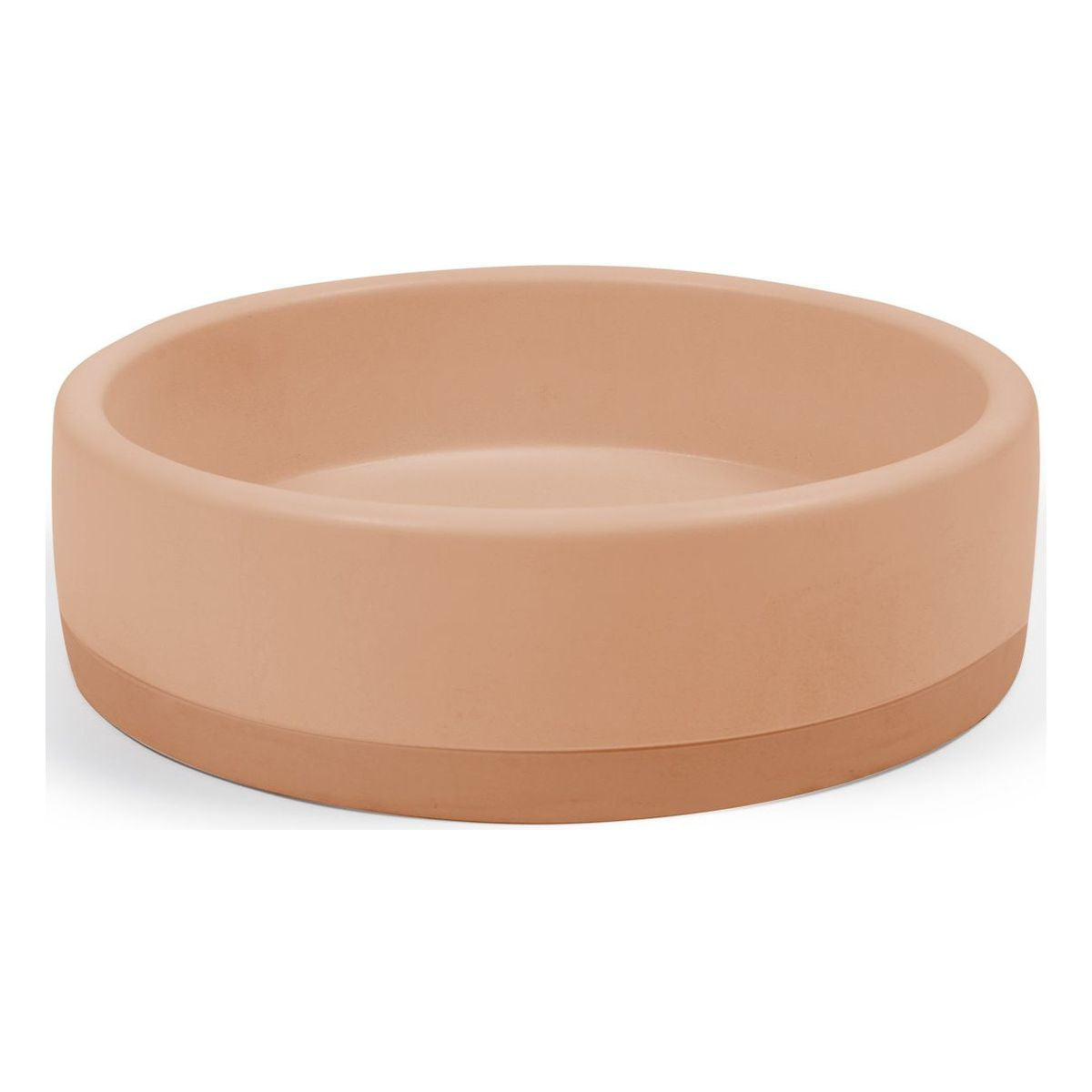 Nood Surface Mount Bowl Basin Two Tone in Pastel Peach