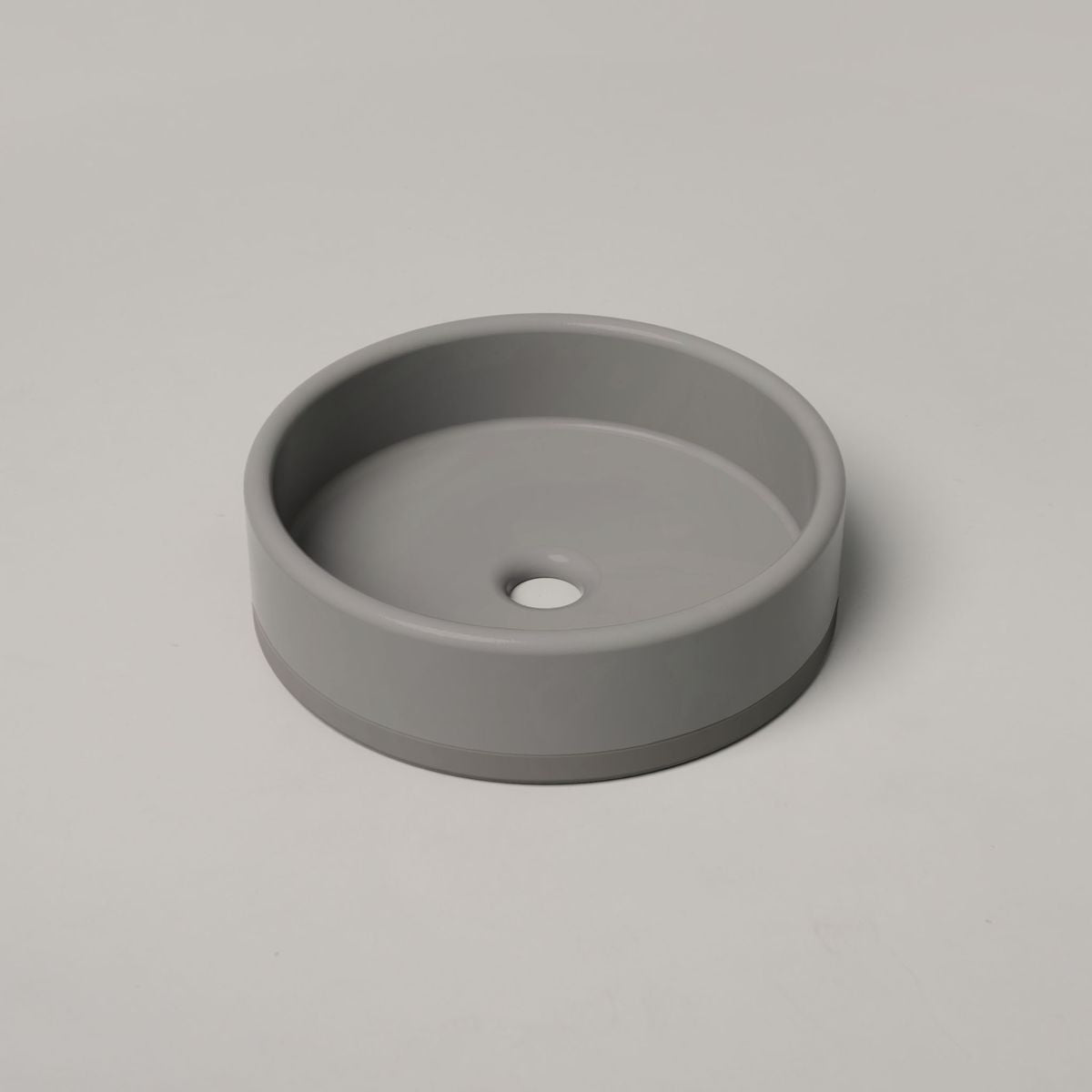 Nood Surface Mount Bowl Basin Two Tone in Sky Grey