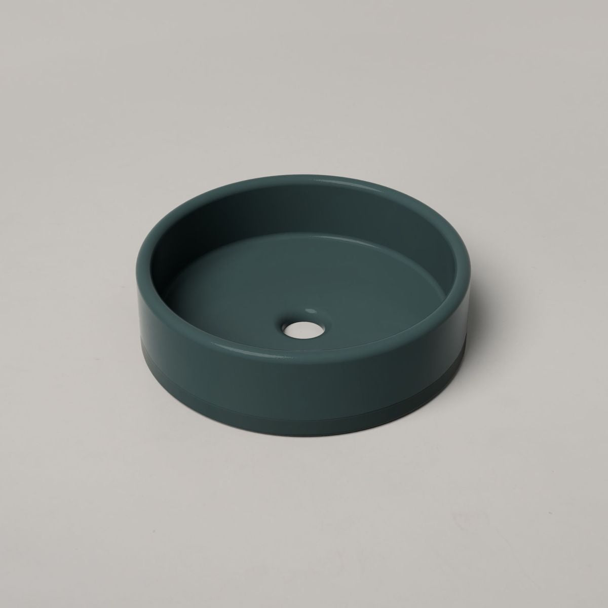Nood Surface Mount Bowl Basin Two Tone in Teal