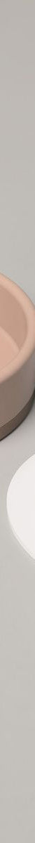 Nood Wall Mount Bowl Basin Two Tone in Blush Pink