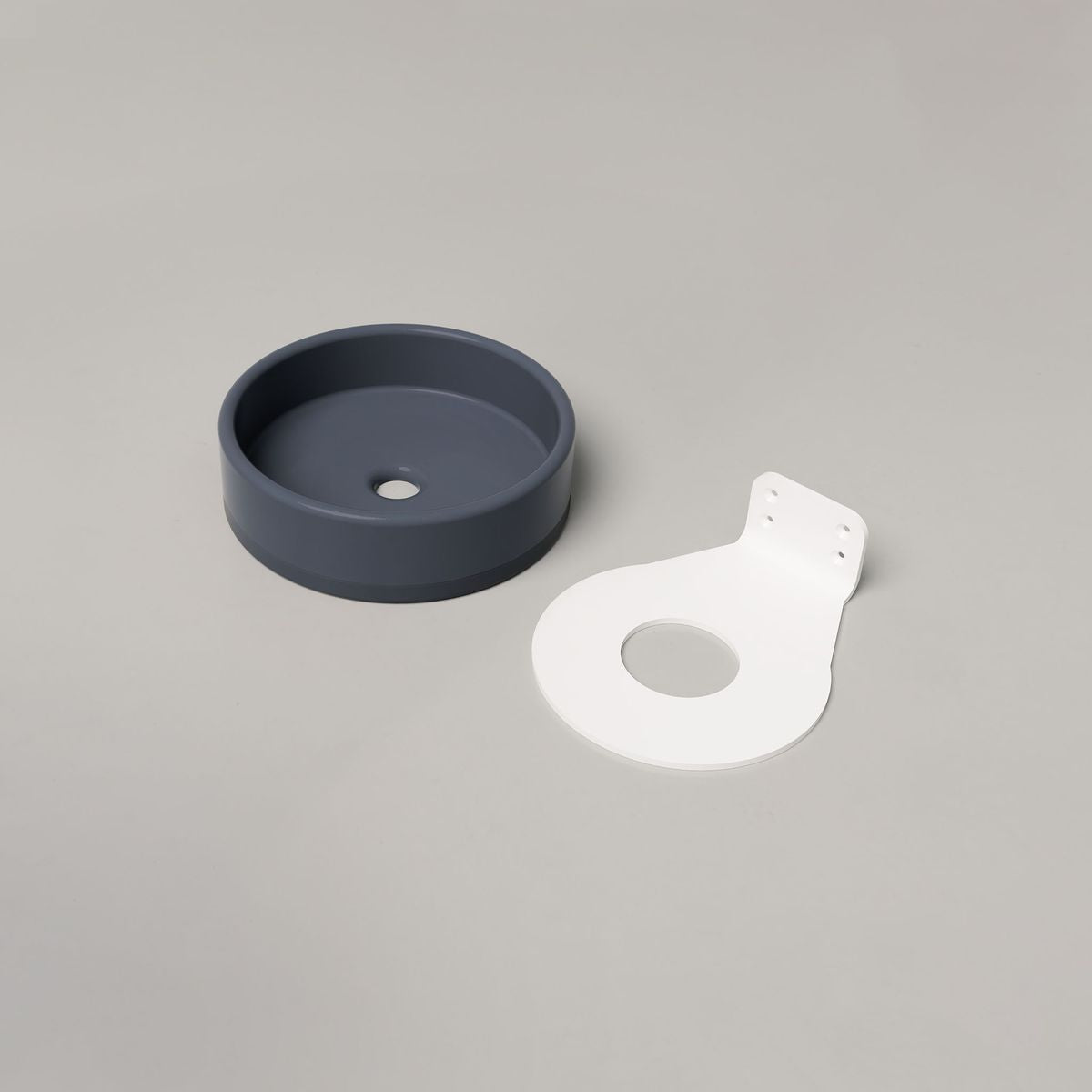 Nood Wall Mount Bowl Basin Two Tone in Copan Blue