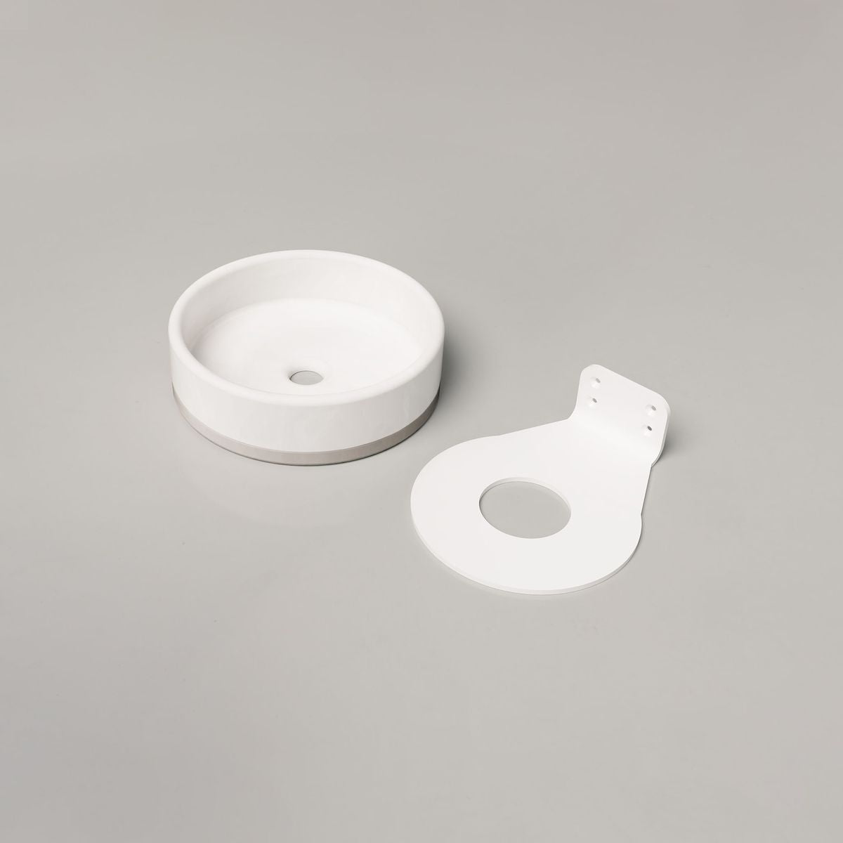 Nood Wall Mount Bowl Basin Two Tone in Ivory