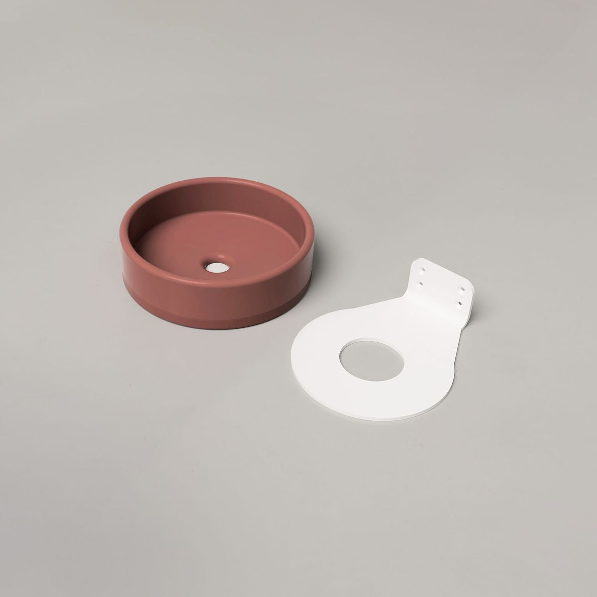 Nood Wall Mount Bowl Basin Two Tone in Musk