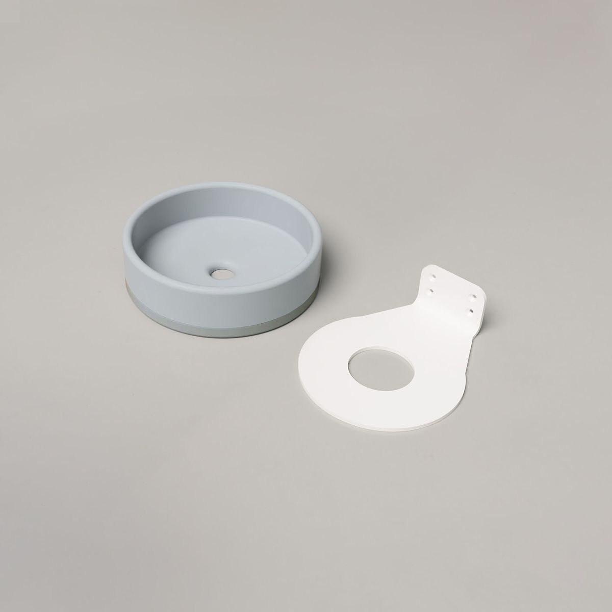 Nood Wall Mount Bowl Basin Two Tone in Powder Blue