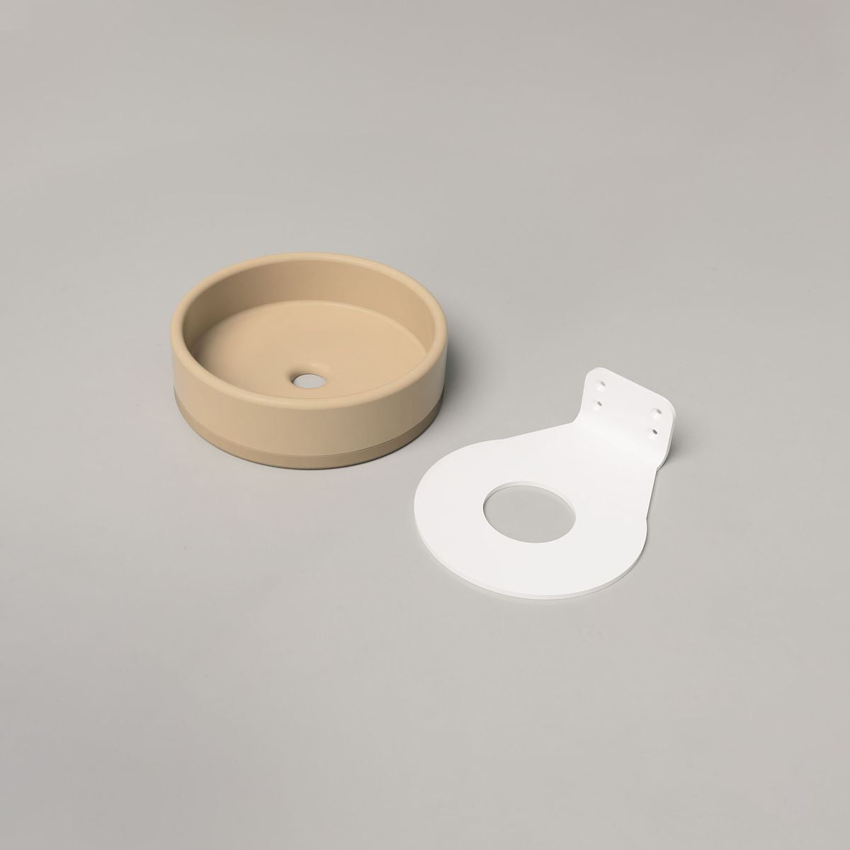 Nood Wall Mount Bowl Basin Two Tone in Sand