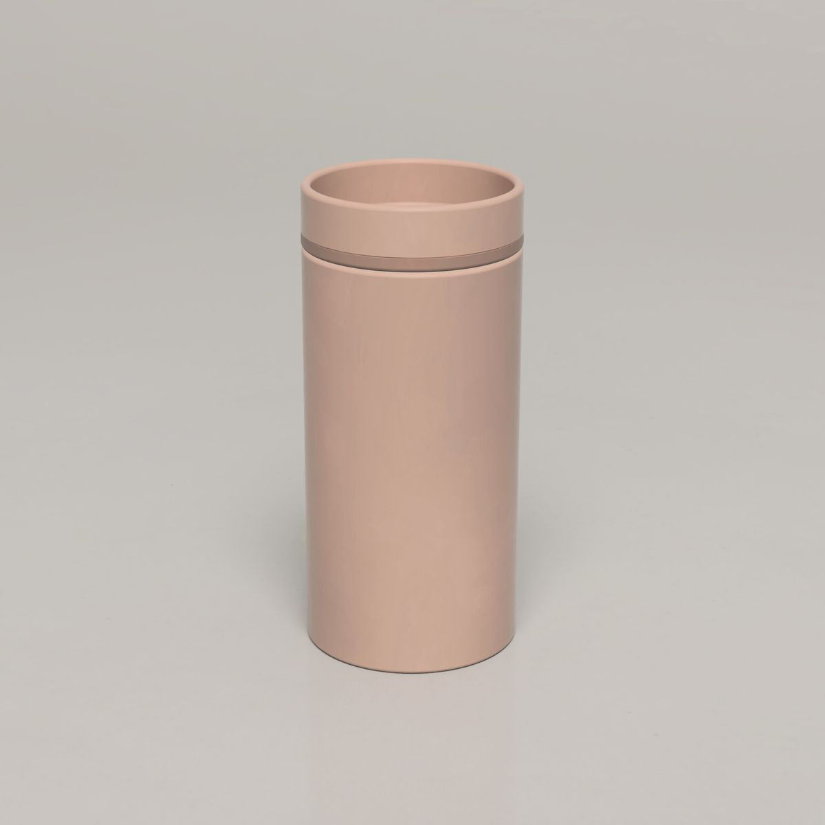 Nood Cylinder Bowl Two Tone Basin in Blush Pink